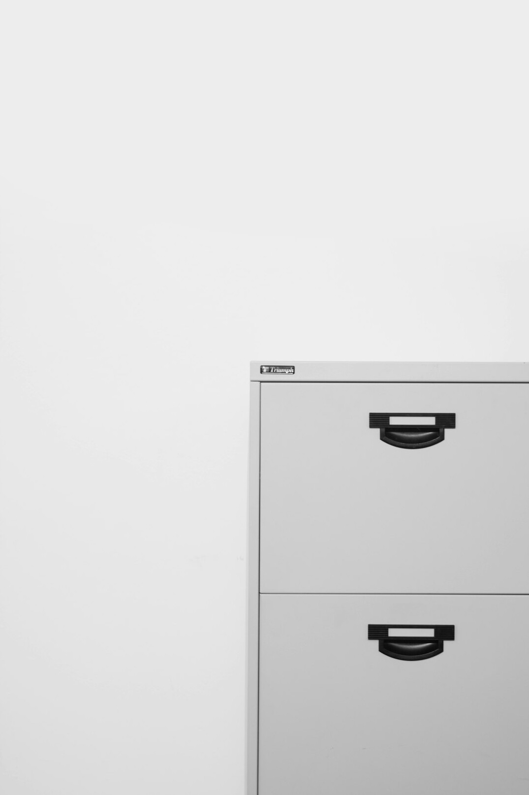 green filing cabinet