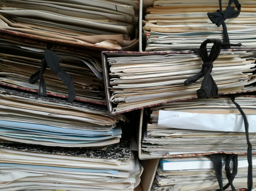 recycled paper documents