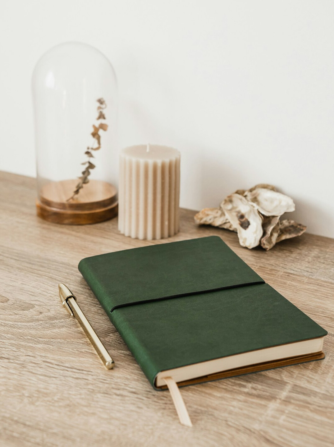 green files folder on desk